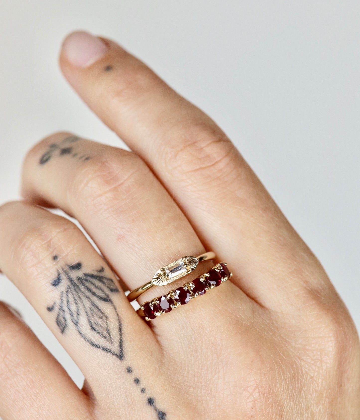 *SALE 15% off* Flora Ruby Band
