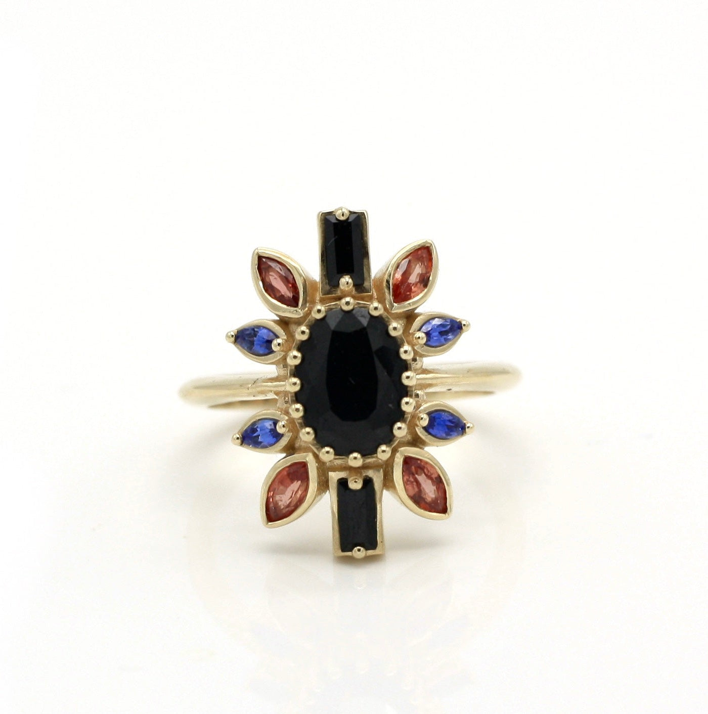 *SALE 15% off* Nox Dark Purple Spinel Ballerina Ring