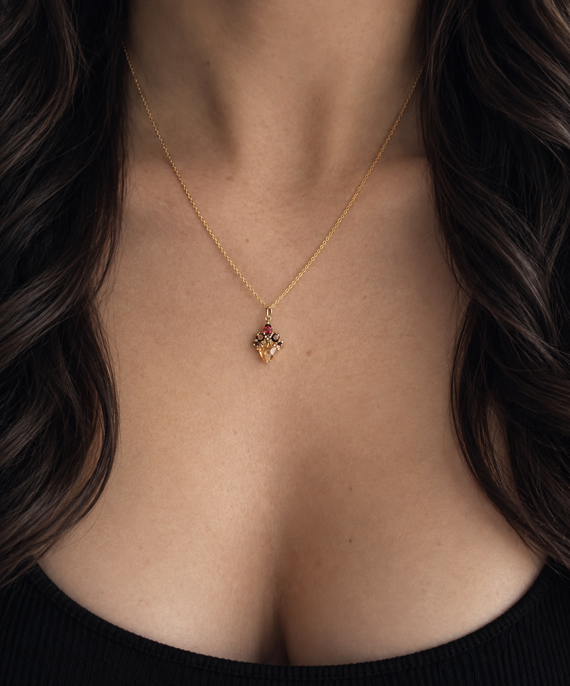 Reina Yellow Sapphire Necklace