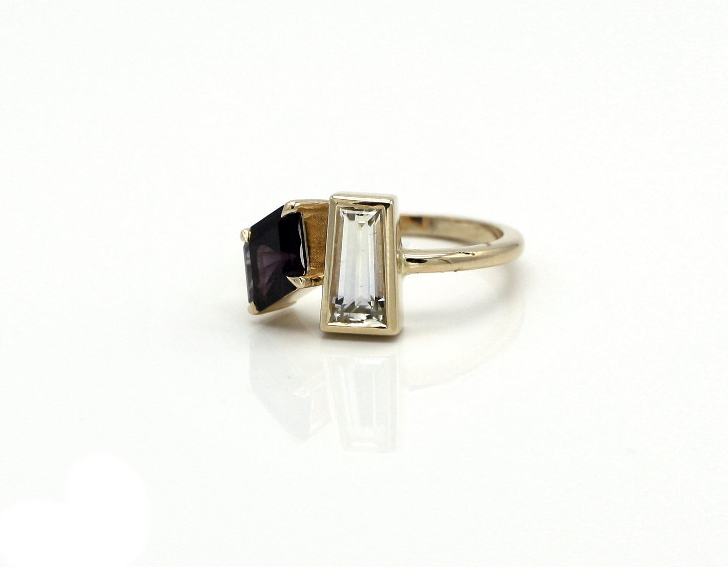 *SALE 15% off* Nox & Lux Toi et Moi Sapphire and Spinel Ring