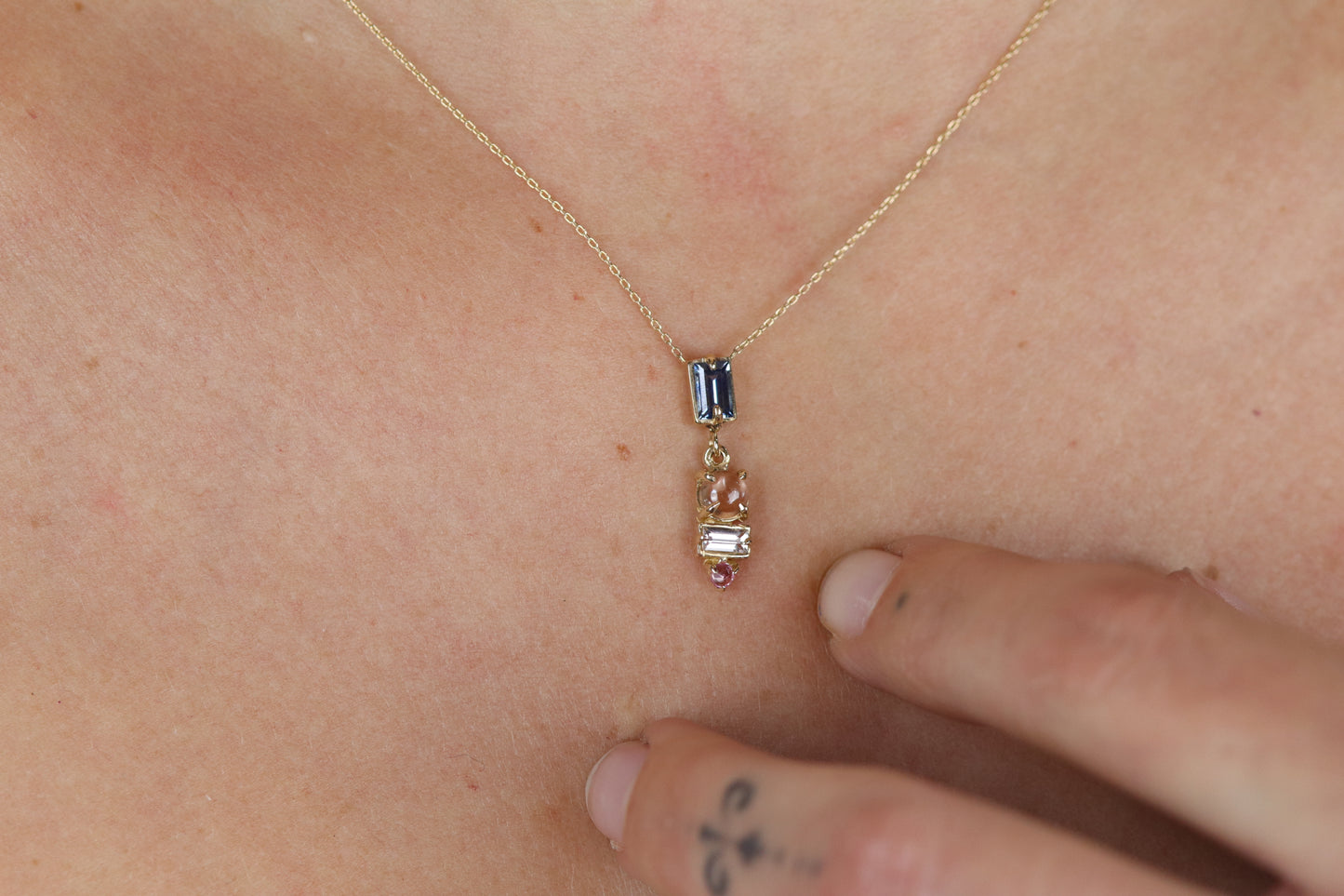 Lita Blue Montana Cluster Pendant