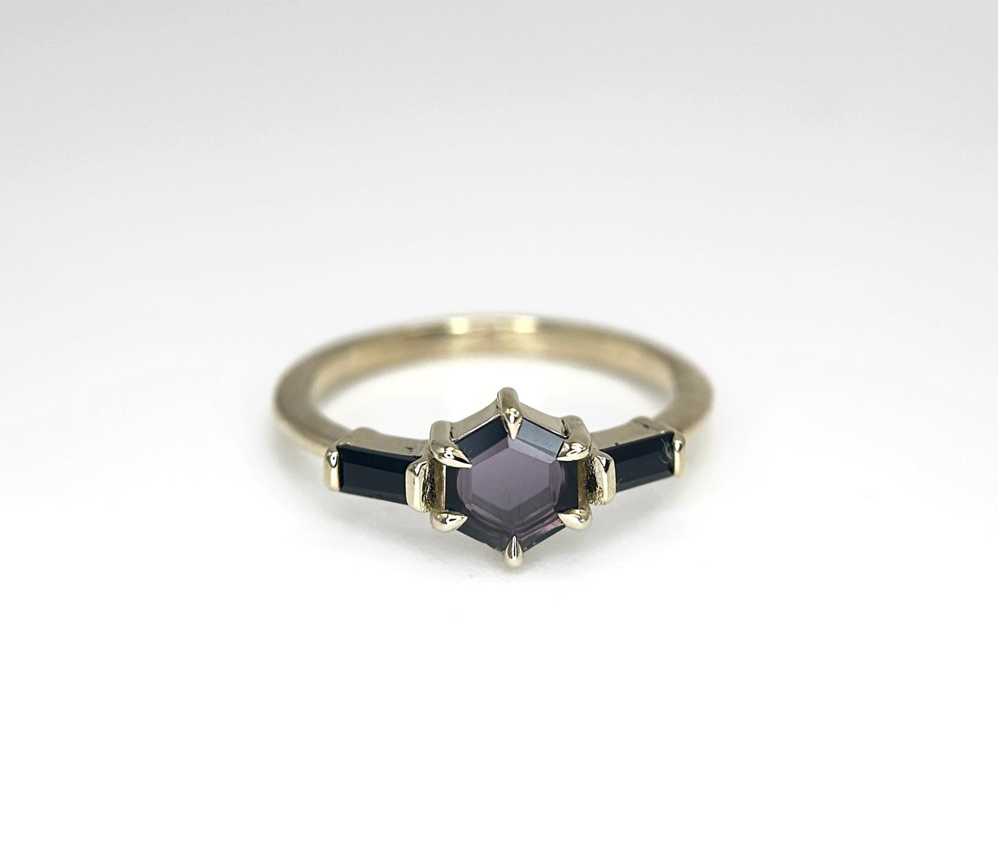 *SALE 15% off* Empire Purple and Black Spinel Ring