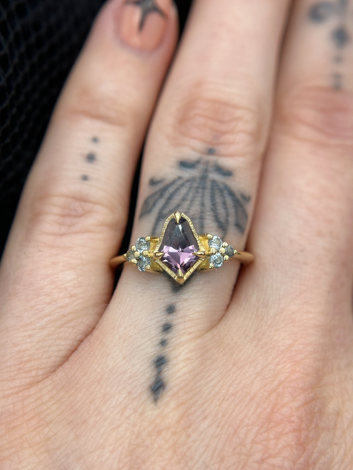 Chasca Purple Spinel Ring