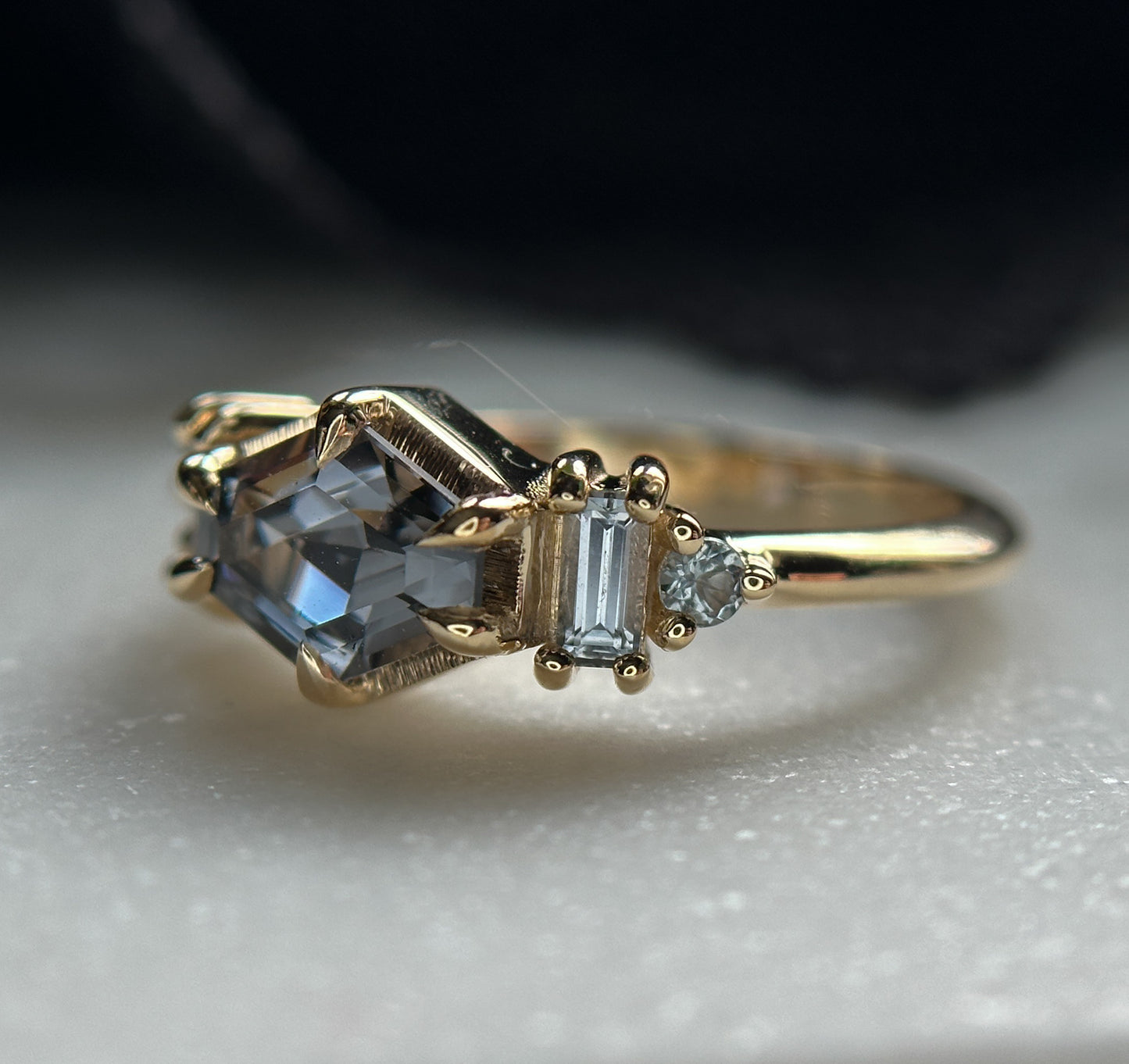 Empire Silvery Spinel Ring