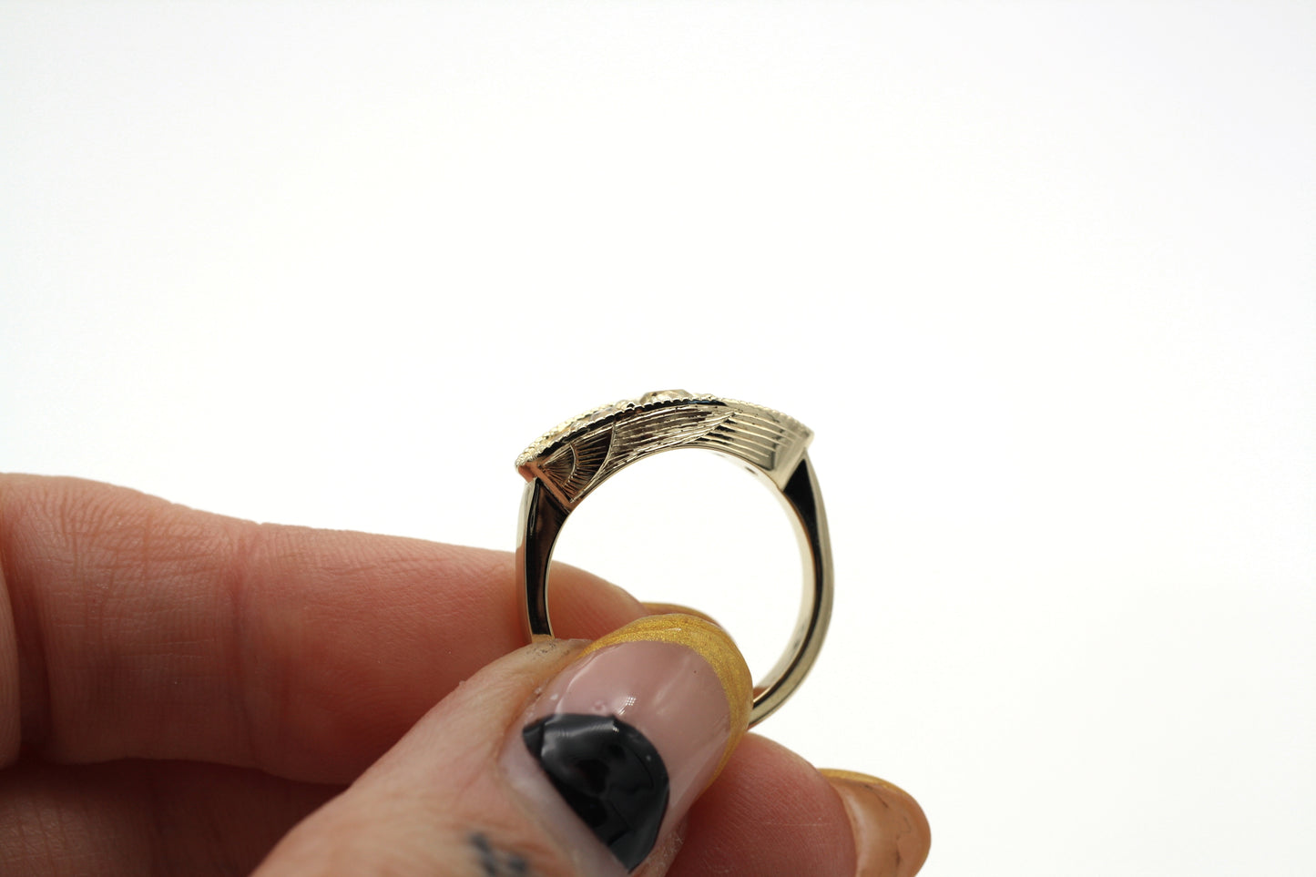 Lux Old Mine Cut Diamond Ring