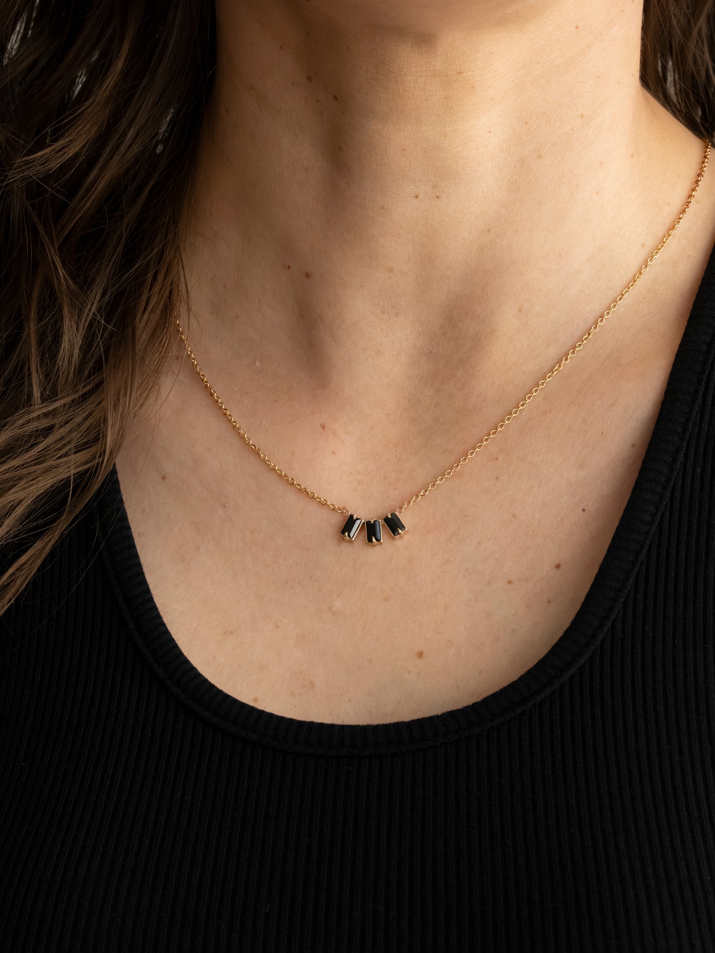 Nova Black Spinel Necklace