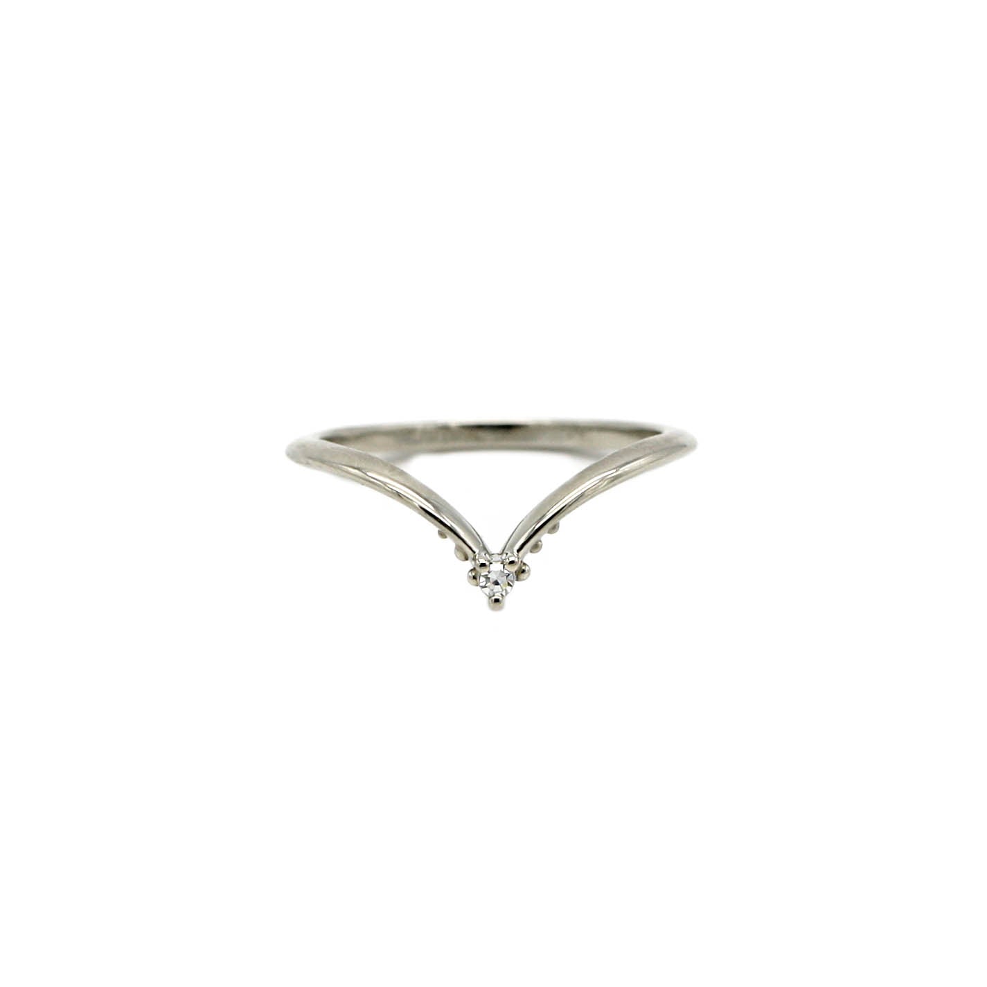 Reina Single Cut Diamond Fitted Band