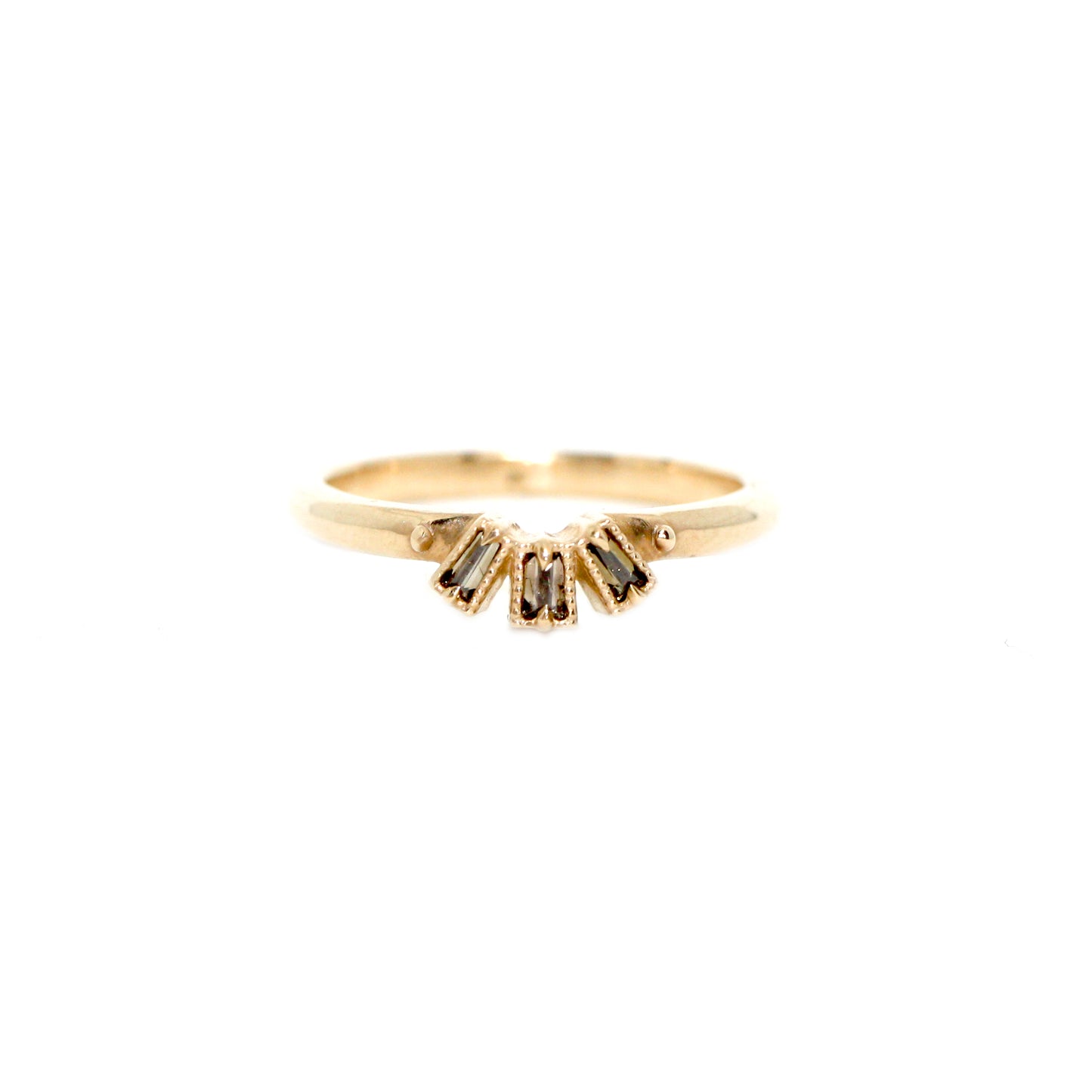 Aurora Champagne Diamond Ballerina Band