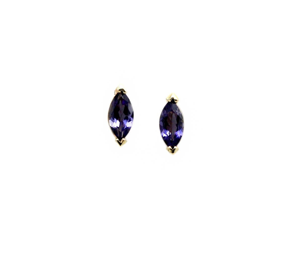 Laetus Iolite Marquise Studs