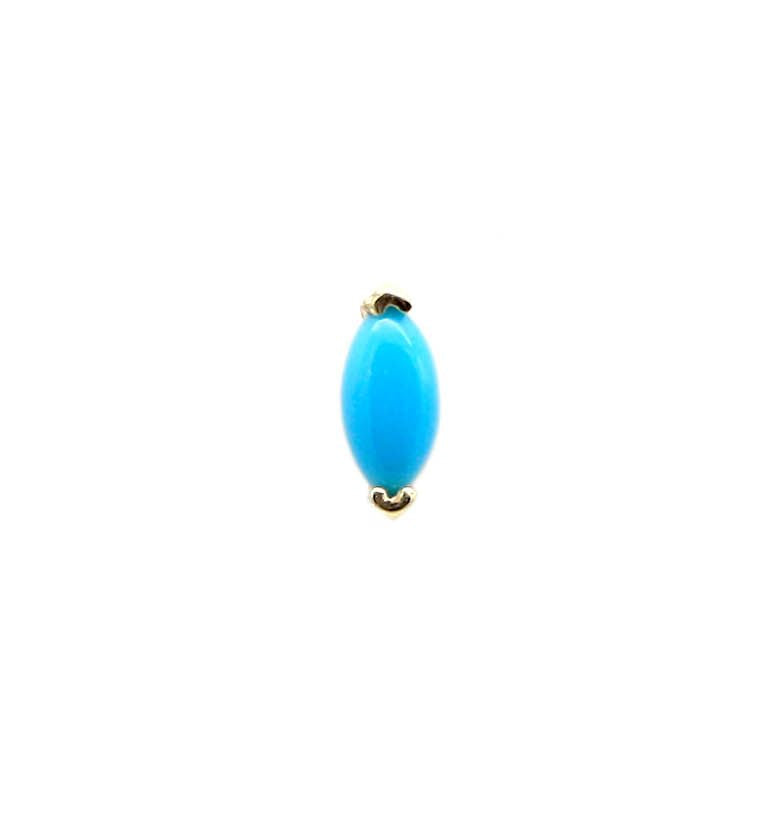 Laetus Turquoise Marquise Single Stud