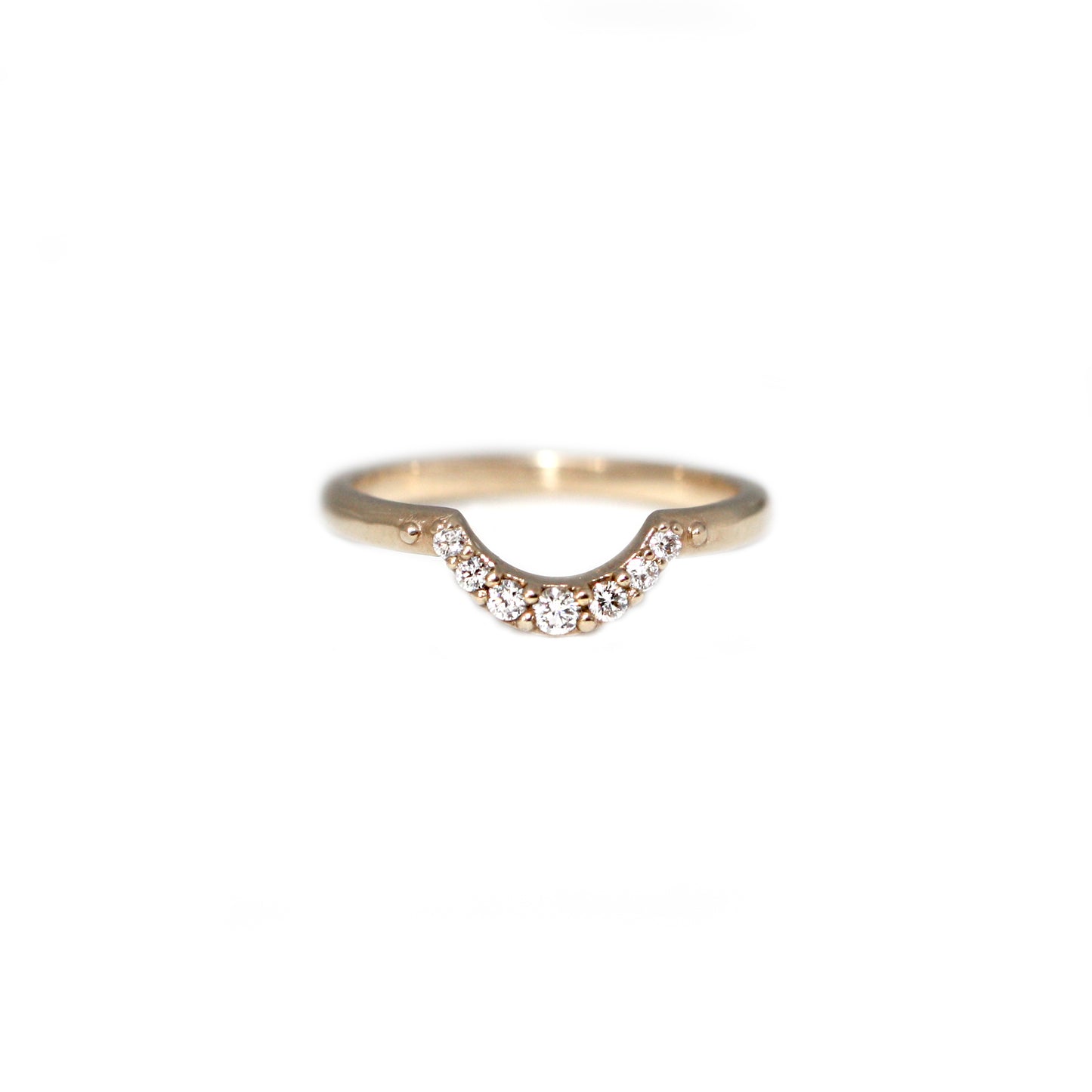 Isolde Curved Diamond Ring