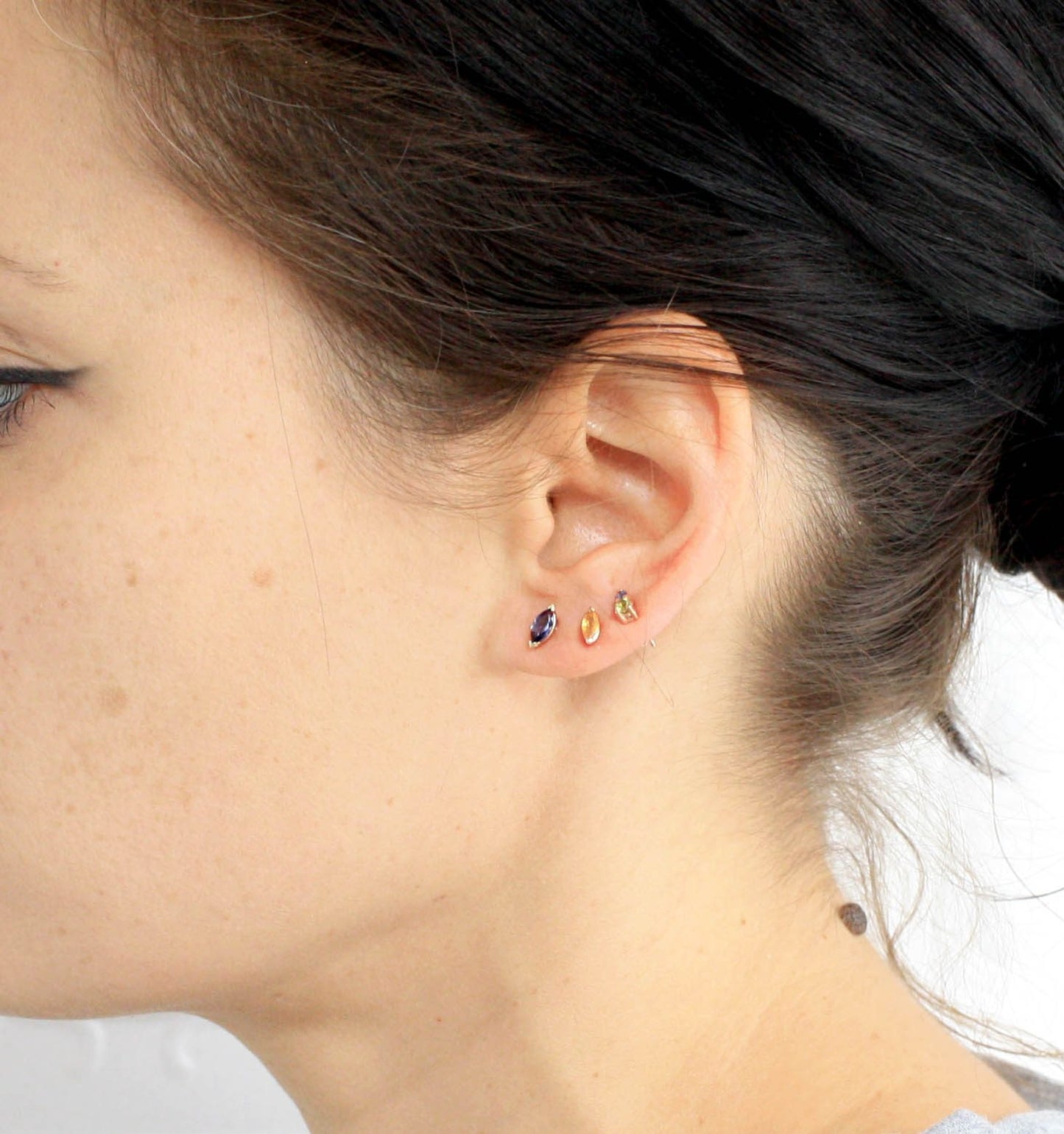 Laetus Iolite Marquise Studs