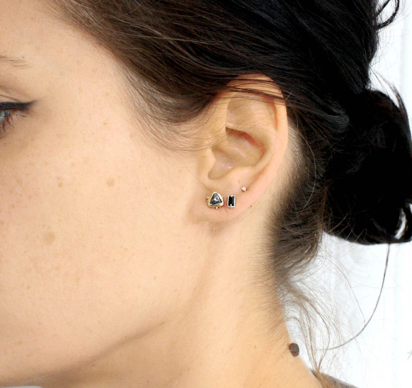 Roman Nox Rough Diamond Studs