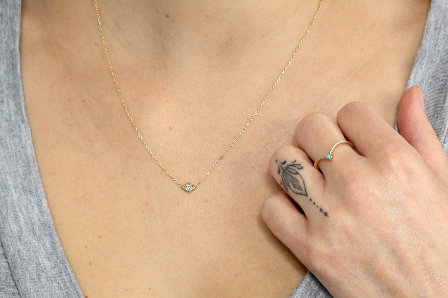 Lux Kite Diamond Necklace