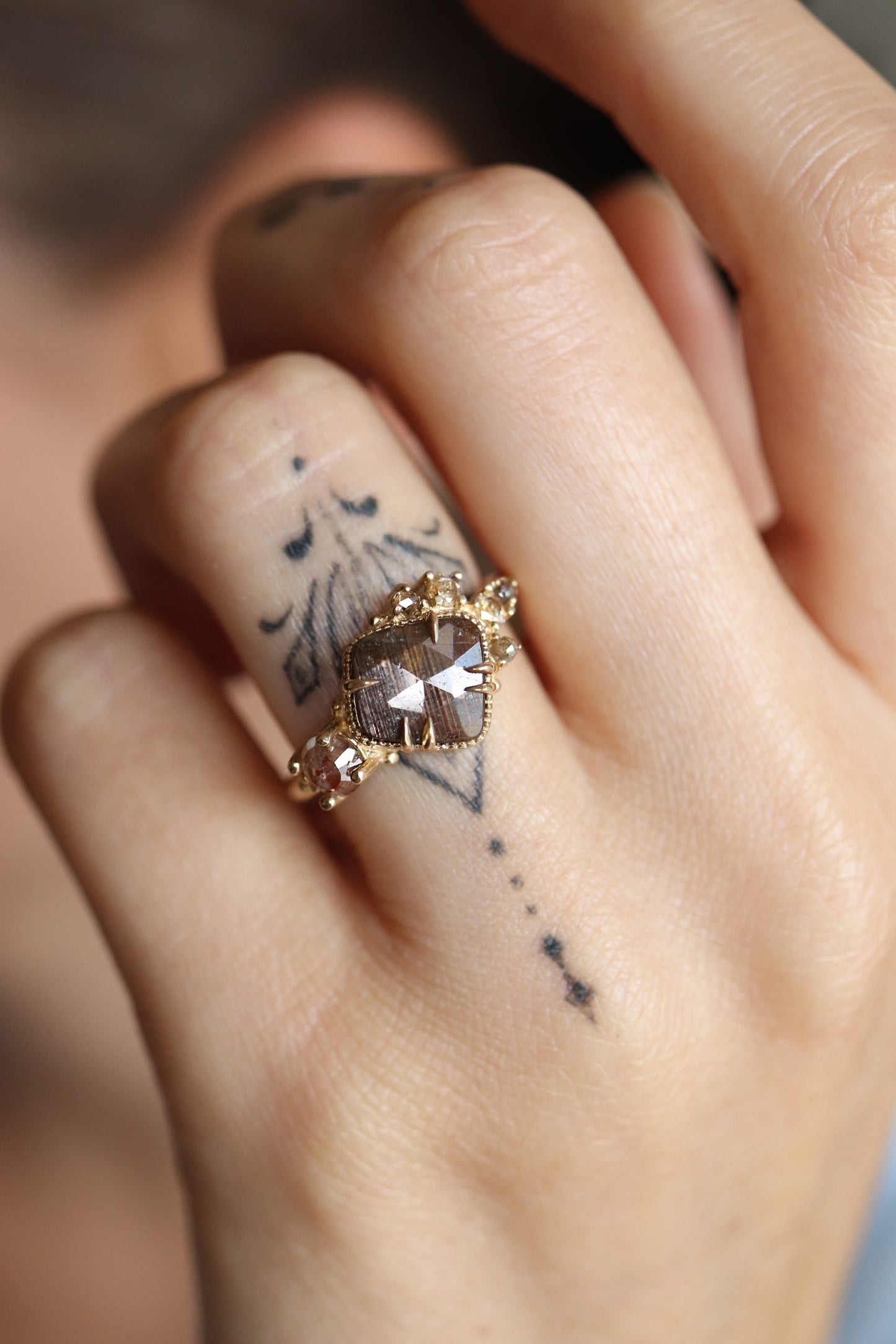 Multis Chocolate Cluster Ring
