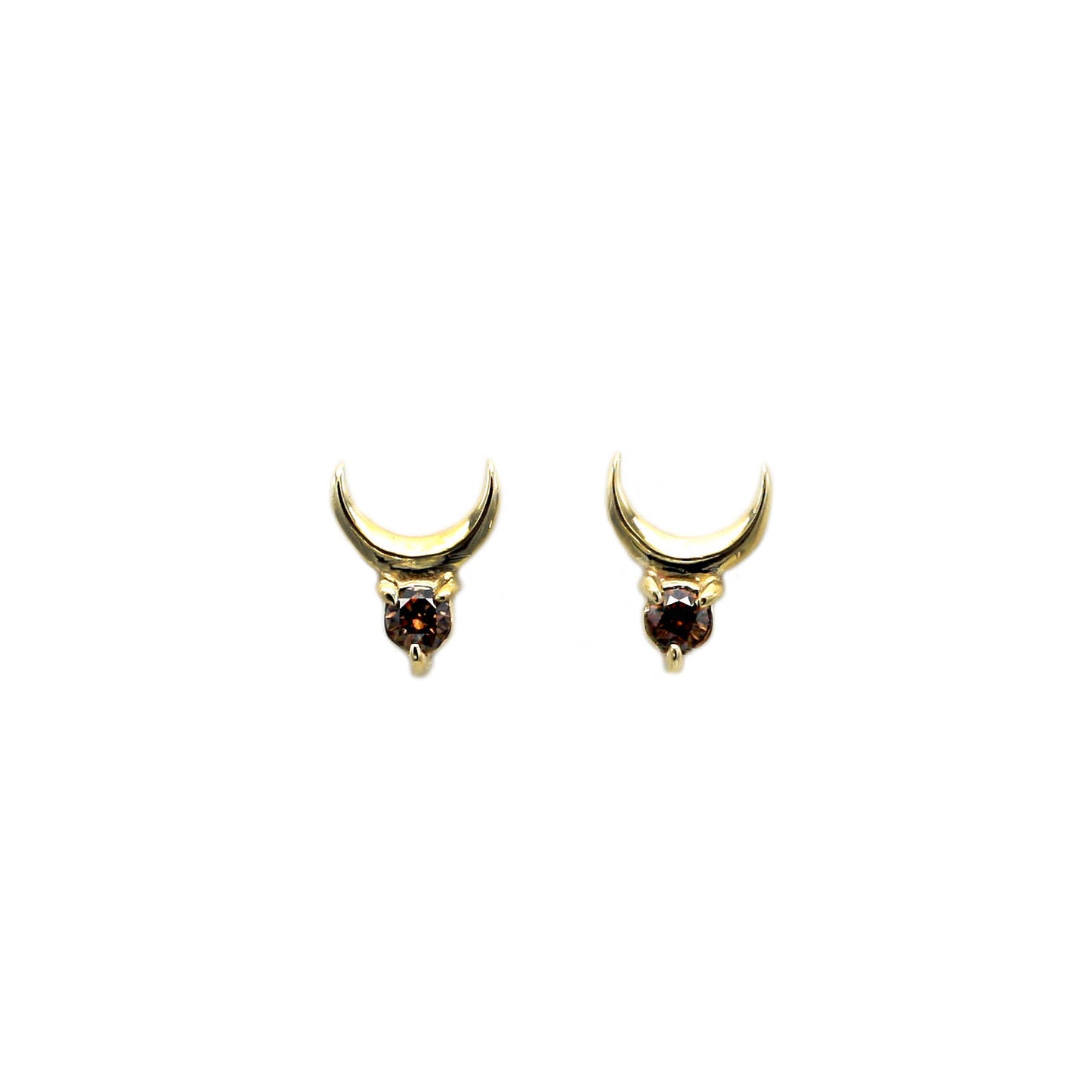 Luna Chocolate Diamond Studs