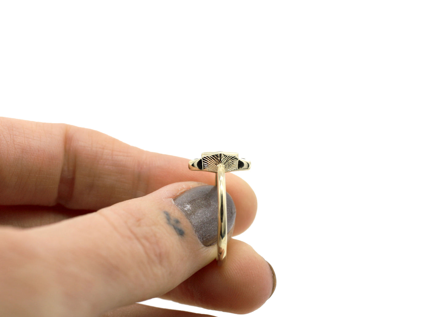 Empire Hex Montana Sapphire Ring