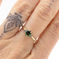 Empire Australian Green Sapphire Hex Ring