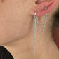 Double Chain Earring Enhancer in Silver