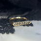 Oscura Black Diamond Signet Stacking Ring