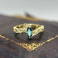Silvia Teal Marquise Sapphire Ring