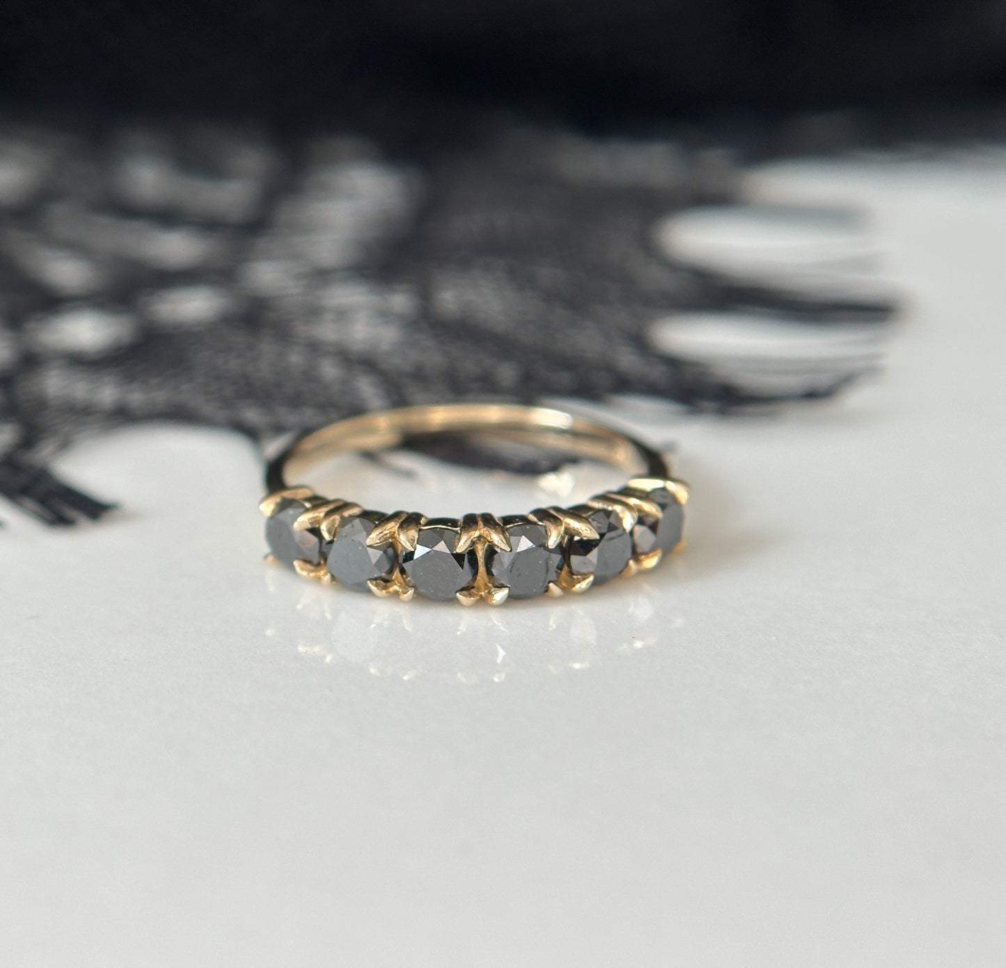 Flora Black Diamond Band
