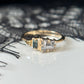 Empire Asymmetric Three Stone Ring
