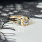 Empire Asymmetric Three Stone Ring