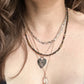 Maeve Olive Green Tourmaline and Pyrite Bead Necklace