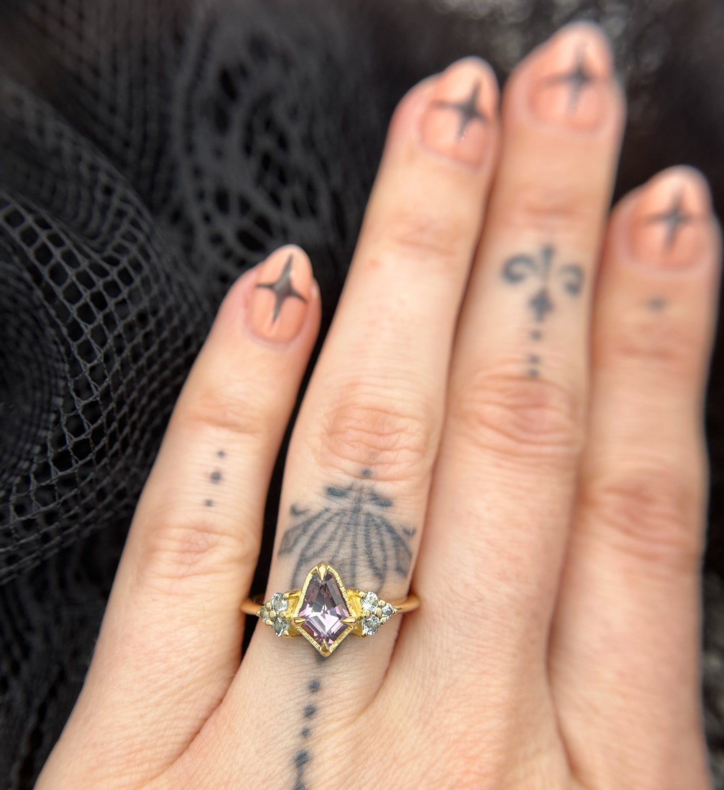 Chasca Purple Spinel Ring