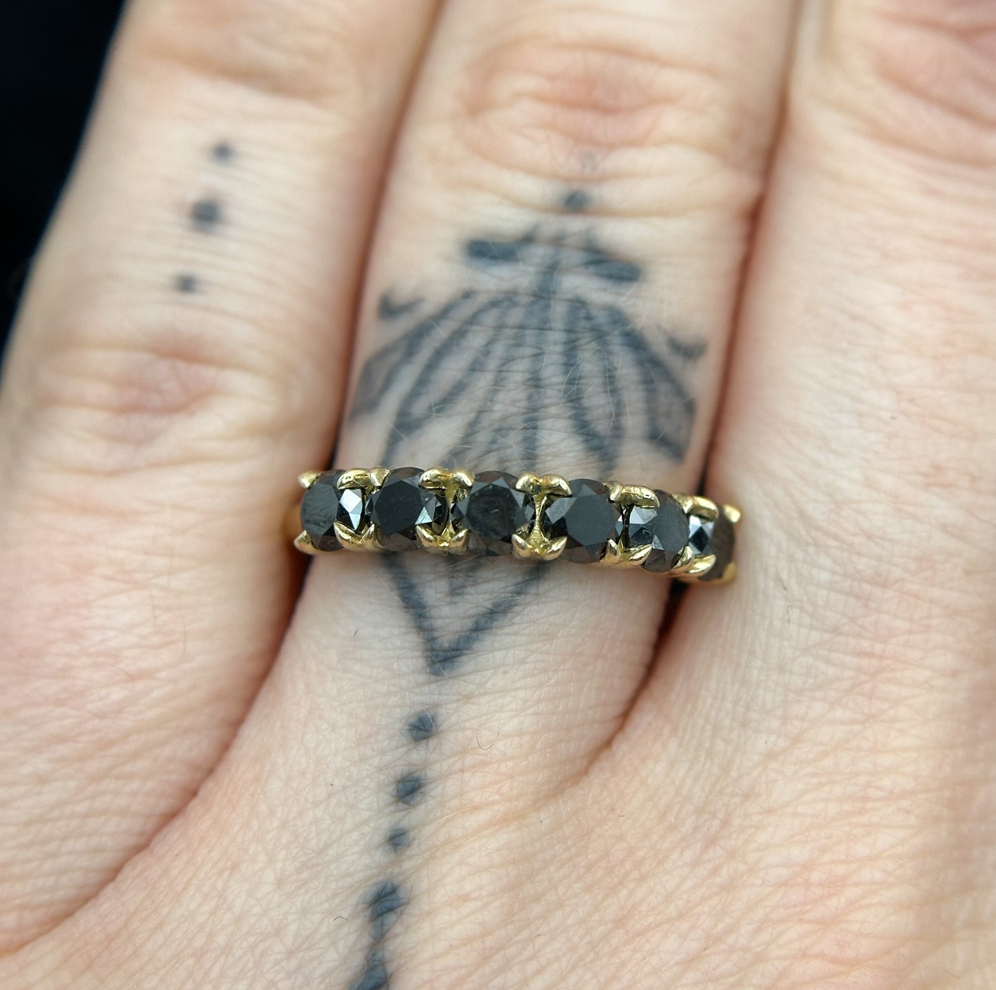 Flora Black Diamond Band