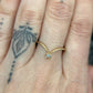Reina Luna Light Salt & Pepper Moon Ring
