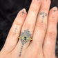 Stella Teal and Black Ring