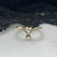 Reina Luna Dark Salt & Pepper Moon Ring
