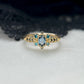Stella Teal and Black Ring