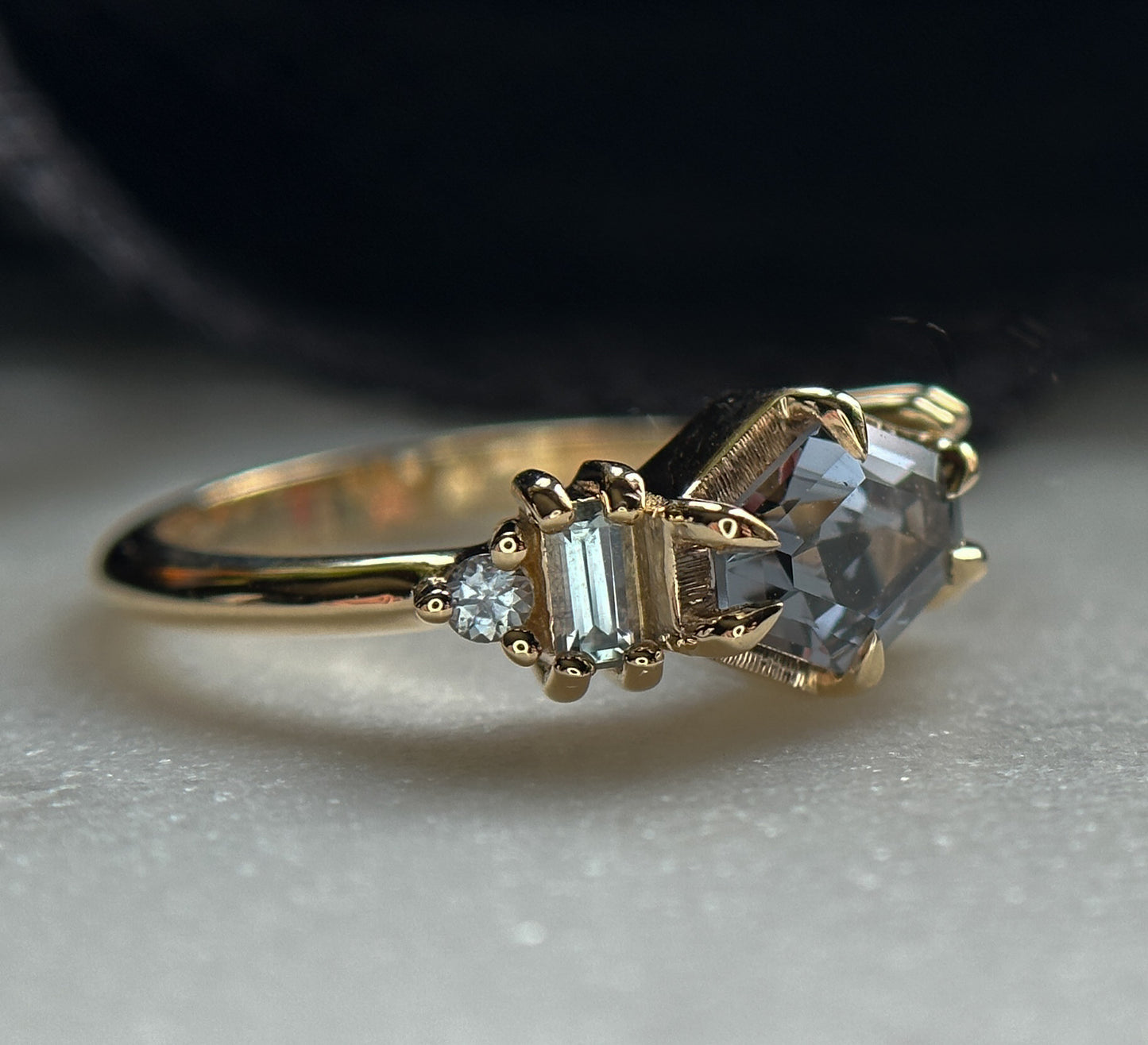 Empire Silvery Spinel Ring