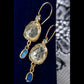 Regiis Tourmalated Quartz and Opal Drop Earrings