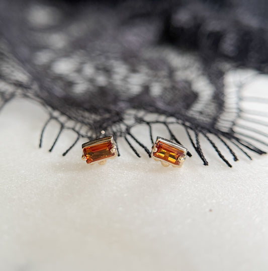Nova Madeira Citrine Studs