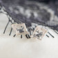Minima Morganite Studs
