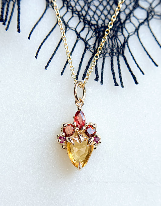 Reina Yellow Sapphire Necklace