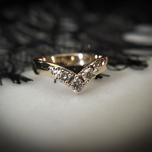 *SALE 15% off* Varinia Wide Champagne Band