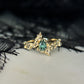 *SALE 15% off* Silvia Green Pear Sapphire Ring