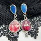 Regiis Garnet and Opal Drop Earrings