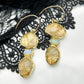 Gemma Rutilated Quartz and Opal Drop Earrings