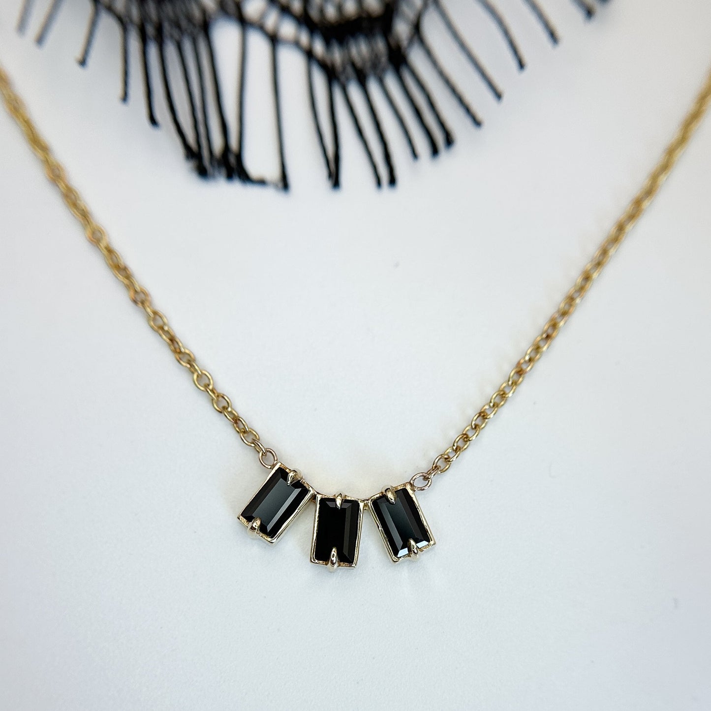 Nova Black Spinel Necklace