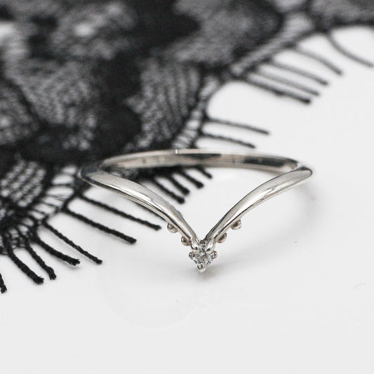 Reina Single Lab-Created Diamond Fitted Band