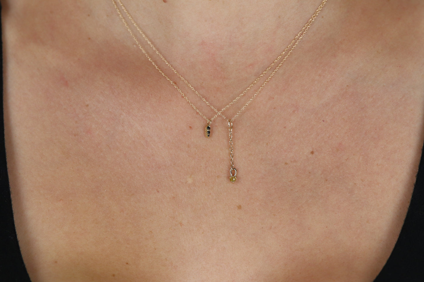 Nox Mini Black Diamond Necklace