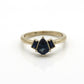 Estel Trinity Azure Sapphire Engagement Ring