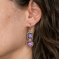 Gemma Amethyst and Garnet Drop Earrings