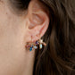 Gemma Multi Colour Mis-Matched Drop Earrings